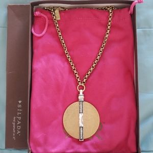 Silpada Crystal Token Necklace